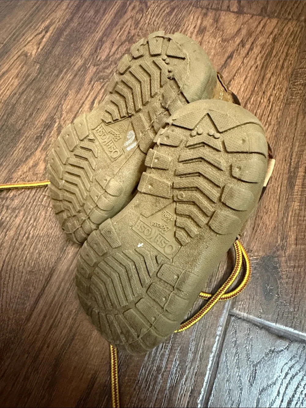OshKosh B'gosh Tan Brown Suede Kids Hiking Boots
